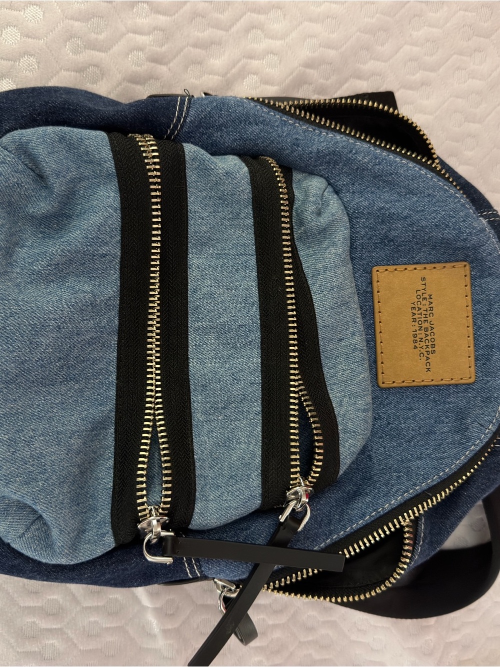 Marc Jacobs Denim Blue Casual Backpack